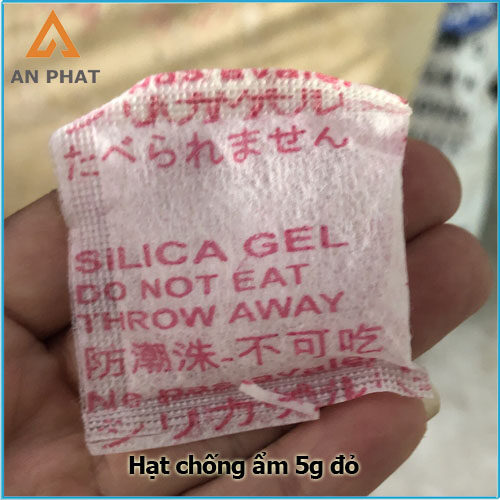 Hạt chống ẩm túi 5g màu đỏ