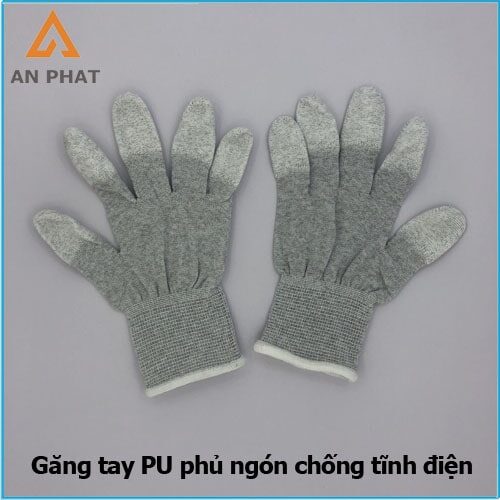 Găng tay PU ngón chống tĩnh điện Size S