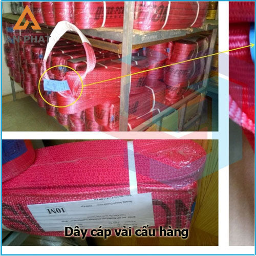 Bảo quản dây cáp cẩu trên giá kệ hoặc trong túi nilon