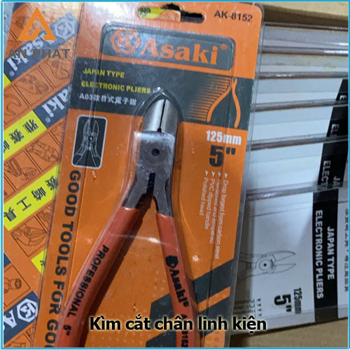 Kìm cắt chân linh kiện Asaki 8152