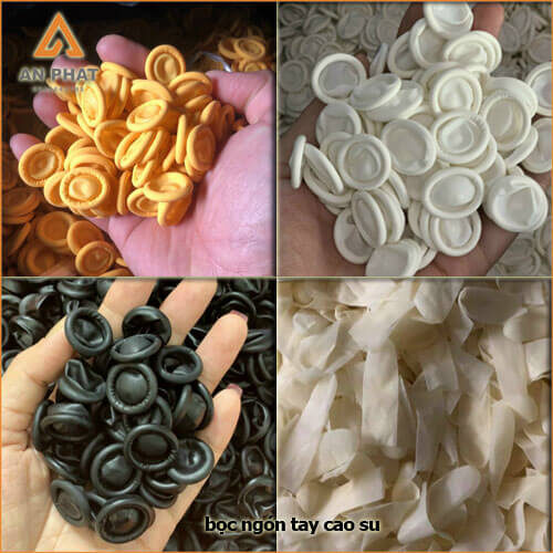hình ảnh thực tế bao ngón cao su