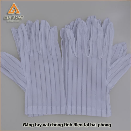 Găng tay vải chống tĩnh điện