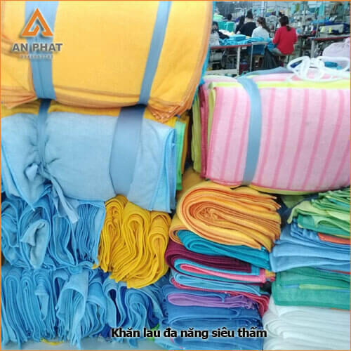 Khăn lau đa năng siêu mịn có thể giặt và tái sử dụng nhiều lần