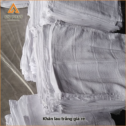 Khăn lau trắng giá rẻ có thể giặt và tái sử dụng nhiều lần